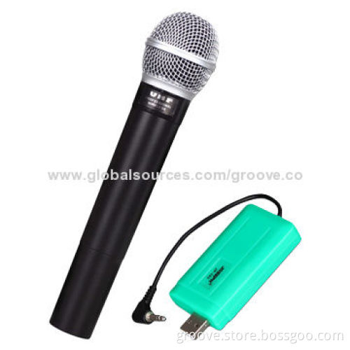 UHF Wireless Microphone System with Frequency Range 180MHz-270MHz